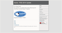 Desktop Screenshot of prodogsdirect.org.uk