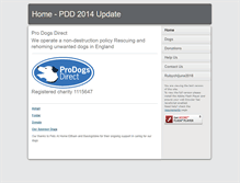 Tablet Screenshot of prodogsdirect.org.uk